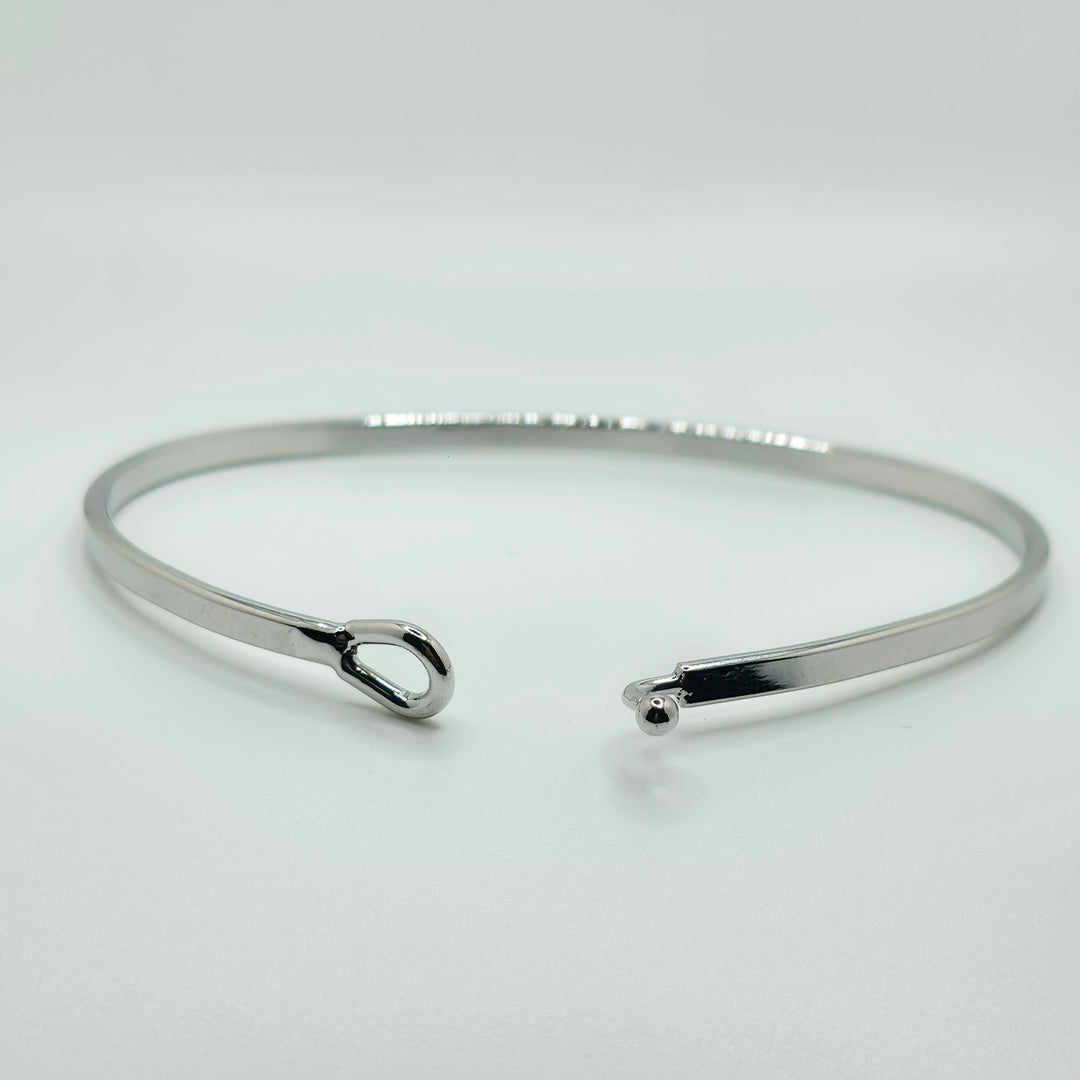 HOPE (Arrow) Inspirational Message Bracelet Positive Message Engraved Thin Bangle - Jewelry