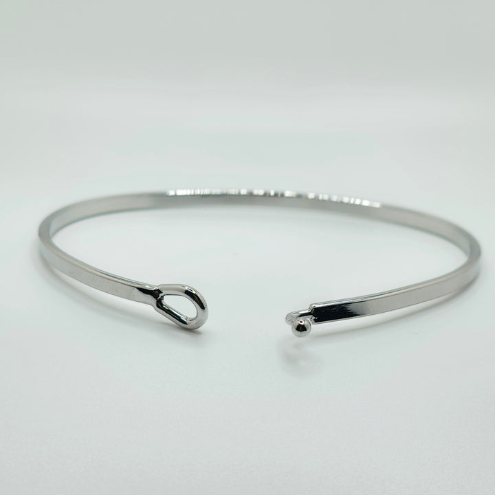 HOPE (Arrow) Inspirational Message Bracelet Positive Message Engraved Thin Bangle - Jewelry
