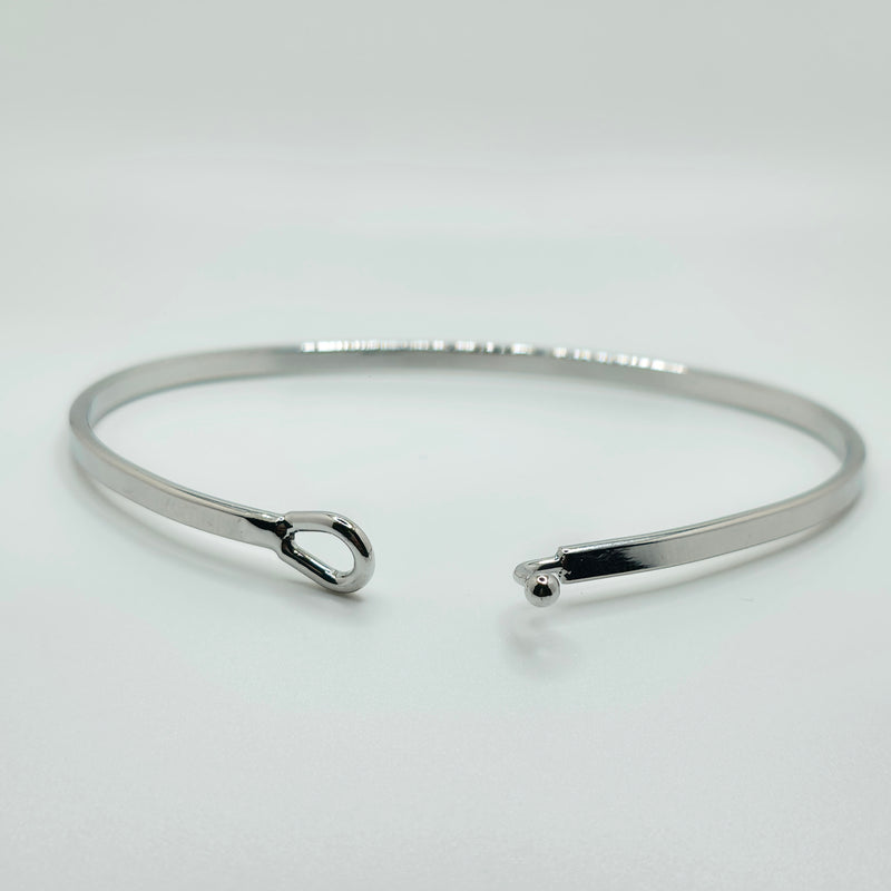 HOPE (Arrow) Inspirational Message Bracelet Positive Message Engraved Thin Bangle - Jewelry