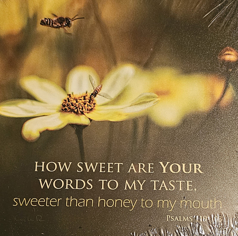 How Sweet are your words to my taste - Wood Plaque 4