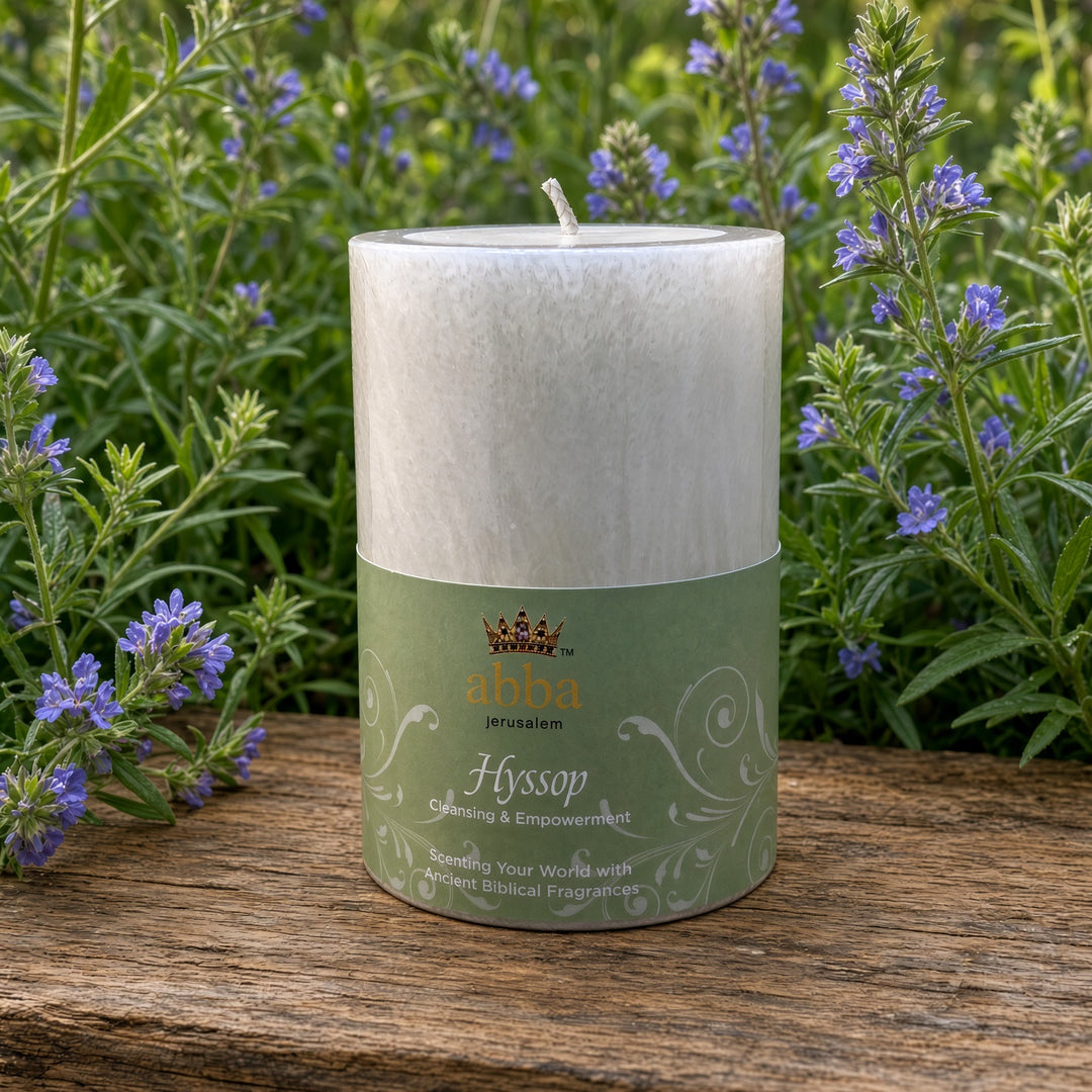 Hyssop Pillar Candle
