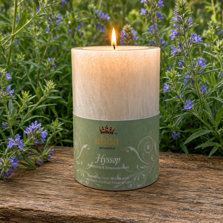 Hyssop Pillar Candle