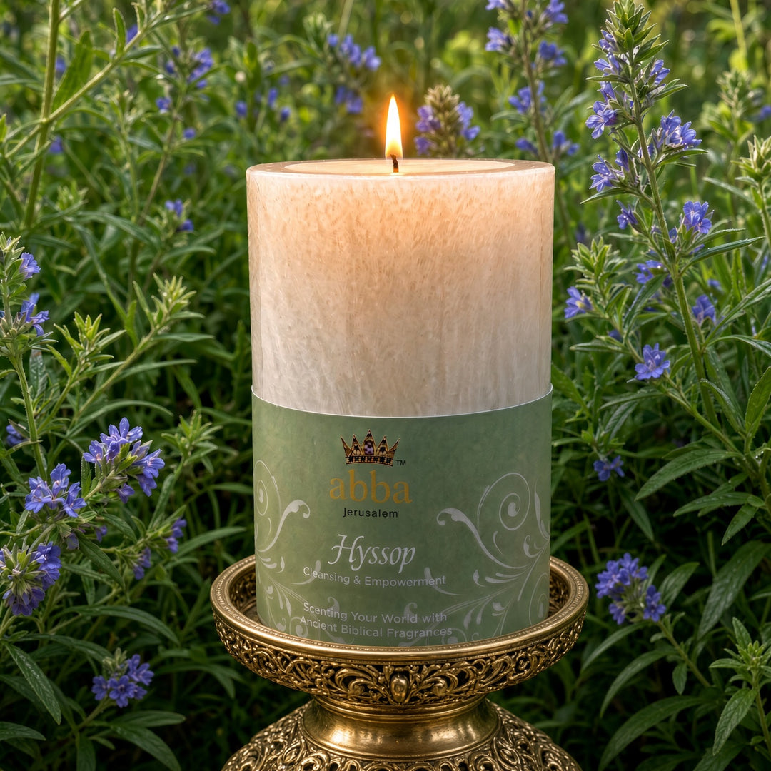 Hyssop Pillar Candle
