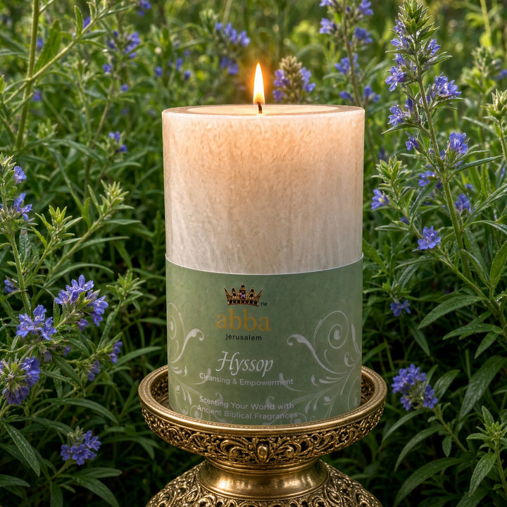 Hyssop Pillar Candle