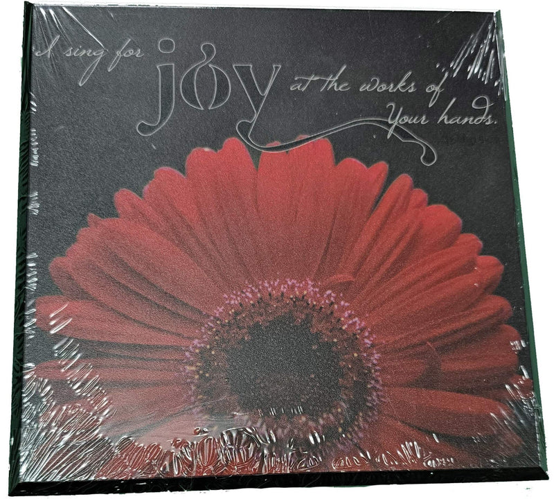 I sing for joy at the works of your hands  - Wood Plaque