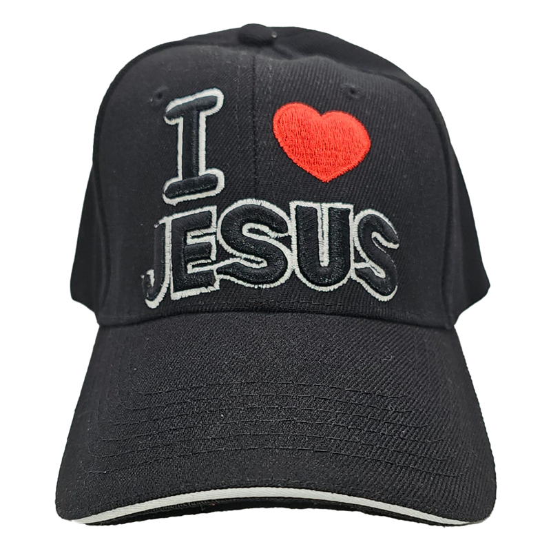 I Love Jesus Cap - 3D Embroidery Jesus Cap