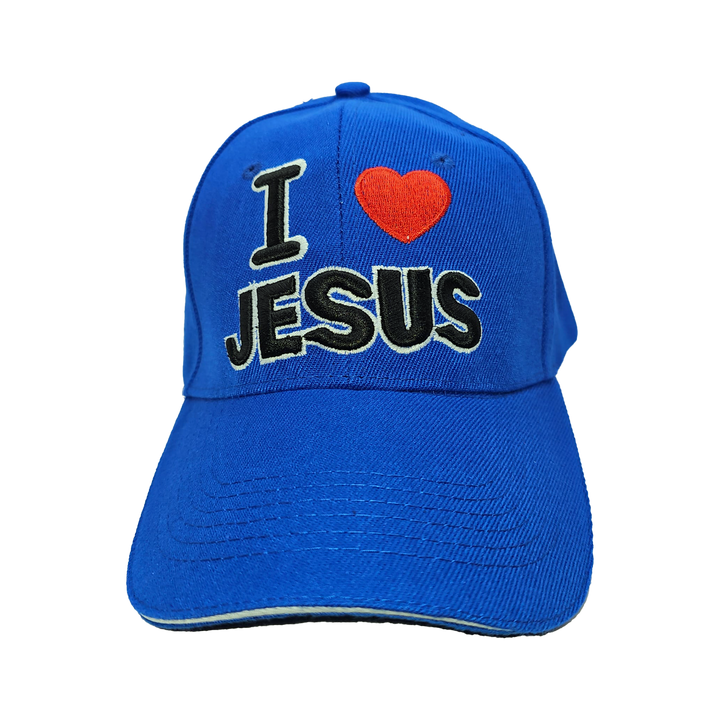 I Love Jesus Cap - 3D Embroidery Jesus Cap