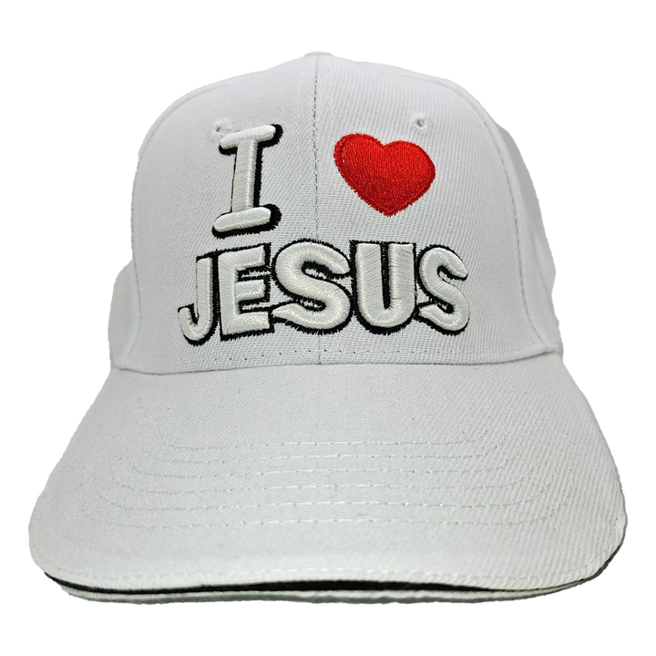I Love Jesus Cap - 3D Embroidery Jesus Cap