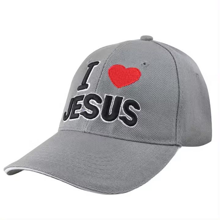 I Love Jesus Cap - 3D Embroidery Jesus Cap