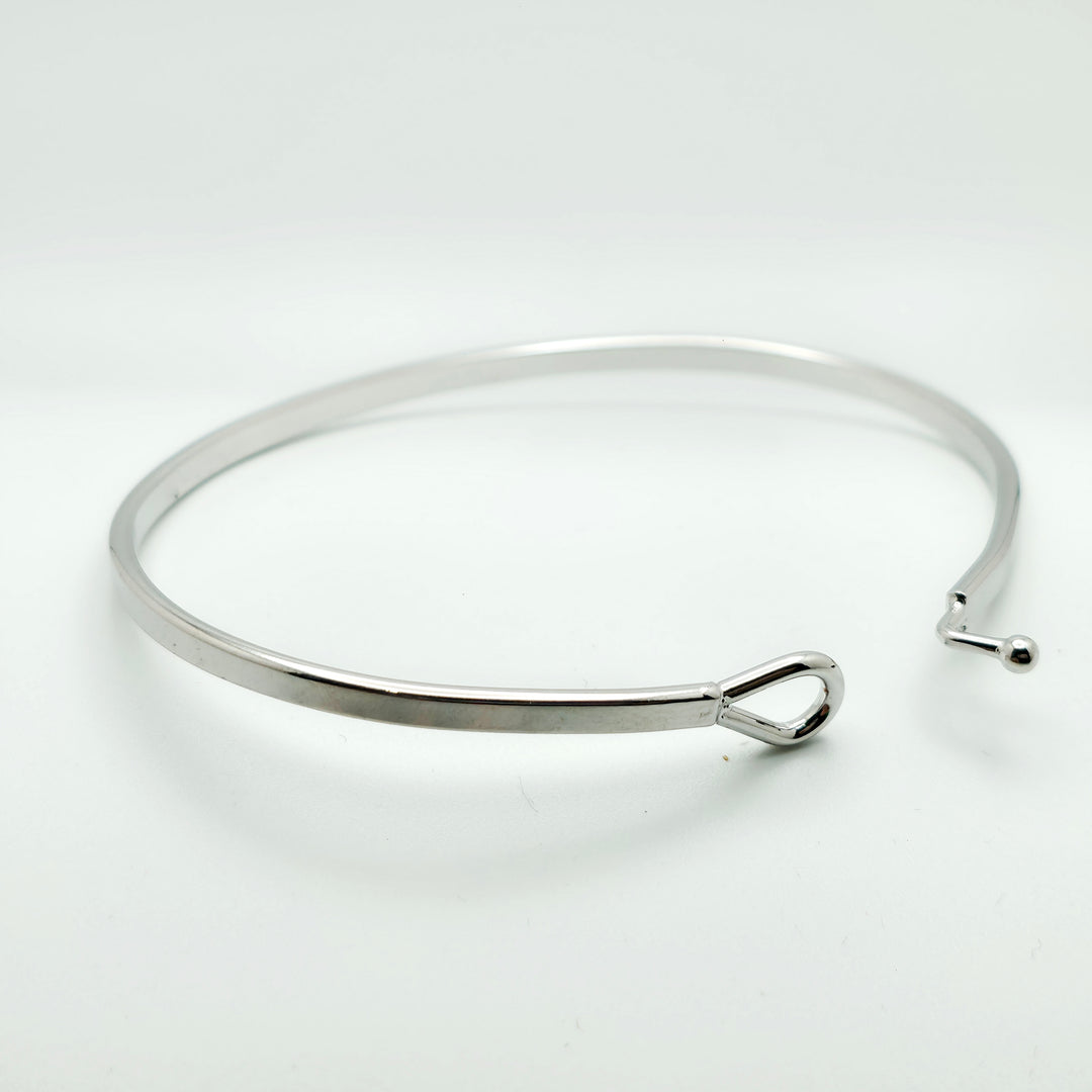 I AM WORTHY, I AM LOVED Inspirational Message Bracelet Positive Message Engraved Thin Bangle - Jewelry