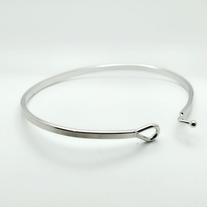 I AM WORTHY, I AM LOVED Inspirational Message Bracelet Positive Message Engraved Thin Bangle - Jewelry