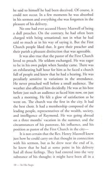 In His Steps By: Charles M. Sheldon - Devotional