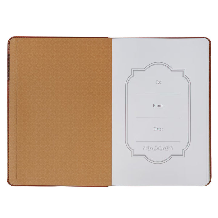 Be Still &amp; Know Tan Flexcover Journal - Psalm 46:10
