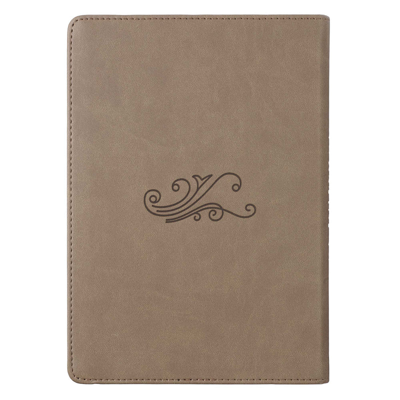 Brown Faux Leather Journal | It is Well With My Soul - Journal