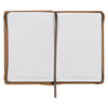 With God All Things Are Possible Tan Faux Leather Journal with Zipper Closure - Matthew 19:26