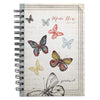 Made New Butterfly Large Hardcover Wirebound Journal - 2 Corinthians 5:17