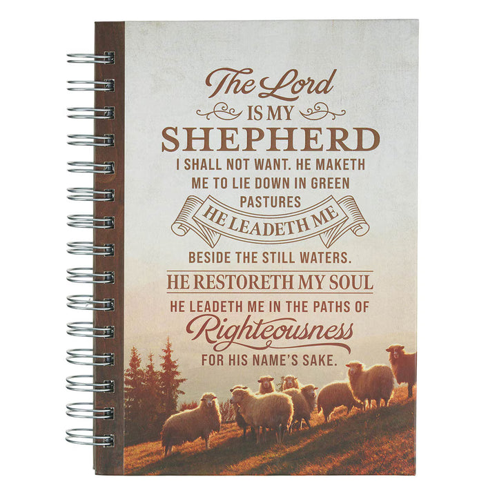 Shepherd Brown Pastoral Spiral Journal Psalm 23:3