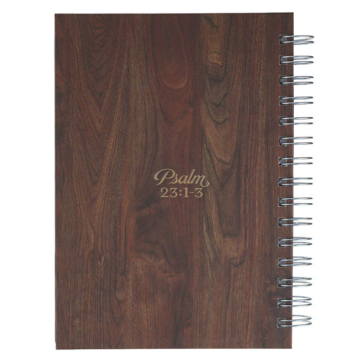 Shepherd Brown Pastoral Spiral Journal Psalm 23:3
