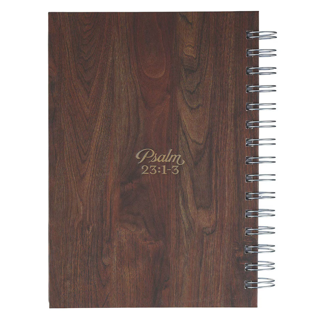 Shepherd Brown Pastoral Spiral Journal Psalm 23:3