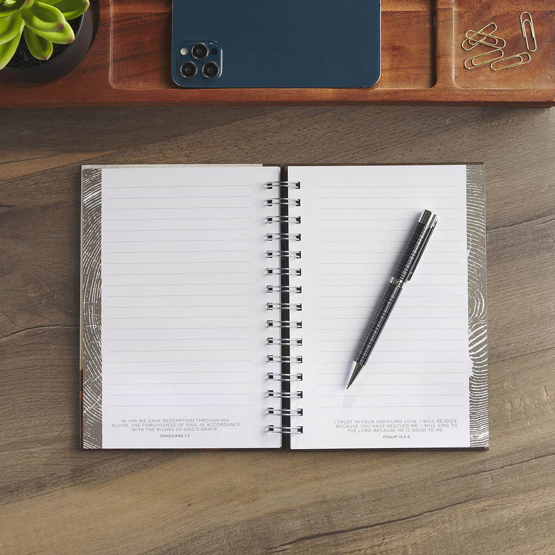 Shepherd Brown Pastoral Spiral Journal Psalm 23:3