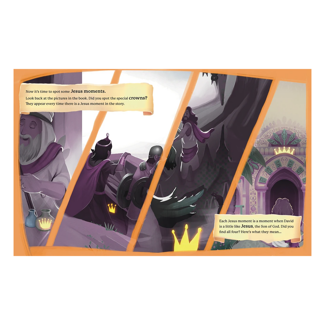 Jesus Moments: David Finding Jesus in the Story of David By Alison Mitchell, illustrated by Noah Warnes