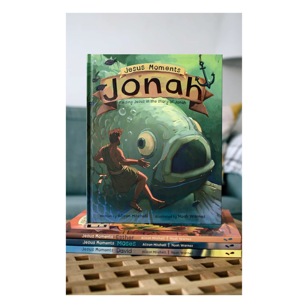 Jesus Moments: Jonah Finding Jesus in the Story of Jonah By Alison Mitchell, illustrated by Noah Warnes