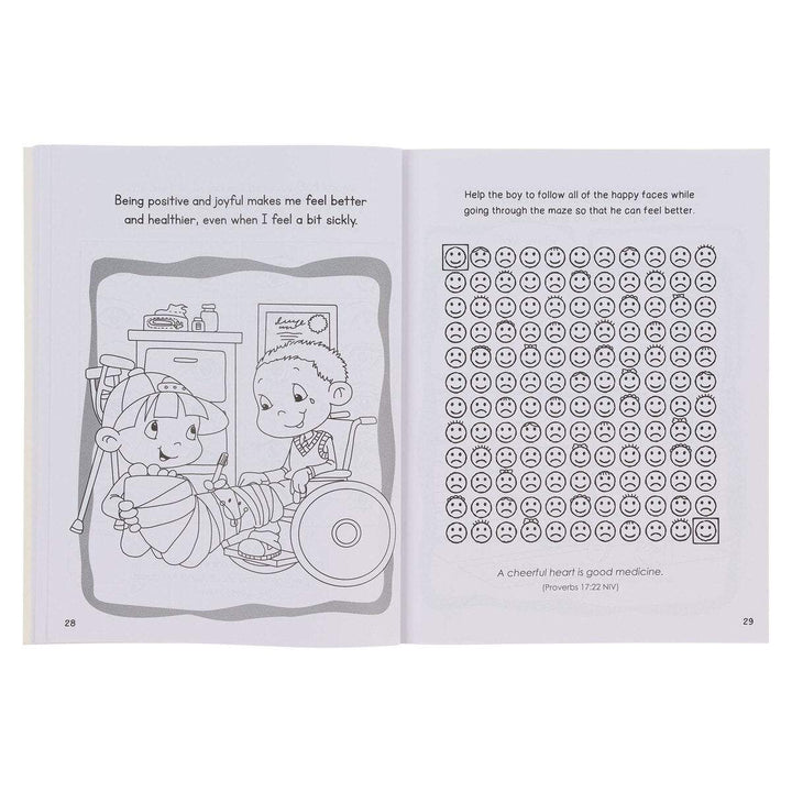 Wise Words for Little Hearts Coloring and Activity Book by Agnes de Bezenac