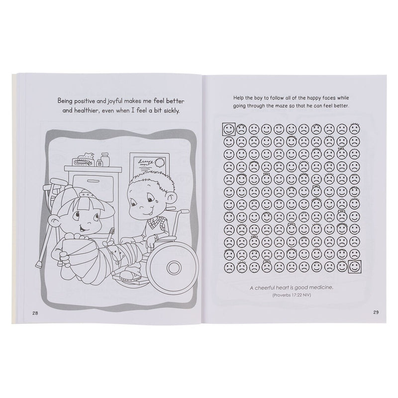 Wise Words for Little Hearts Coloring and Activity Book by Agnes de Bezenac
