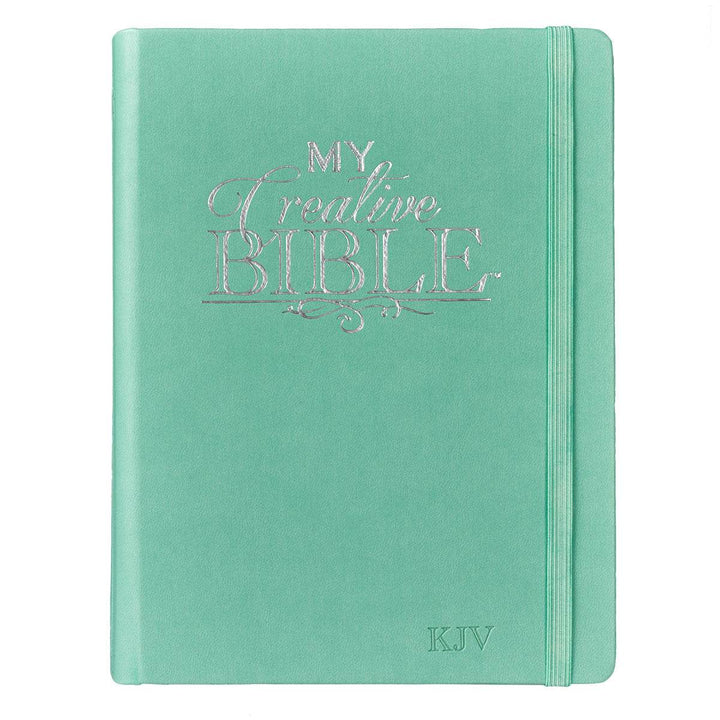 Teal Faux Leather Hardcover KJV My Creative Bible