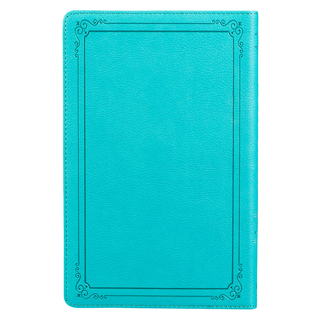 Teal Faux Leather King James Version Gift Edition Bible