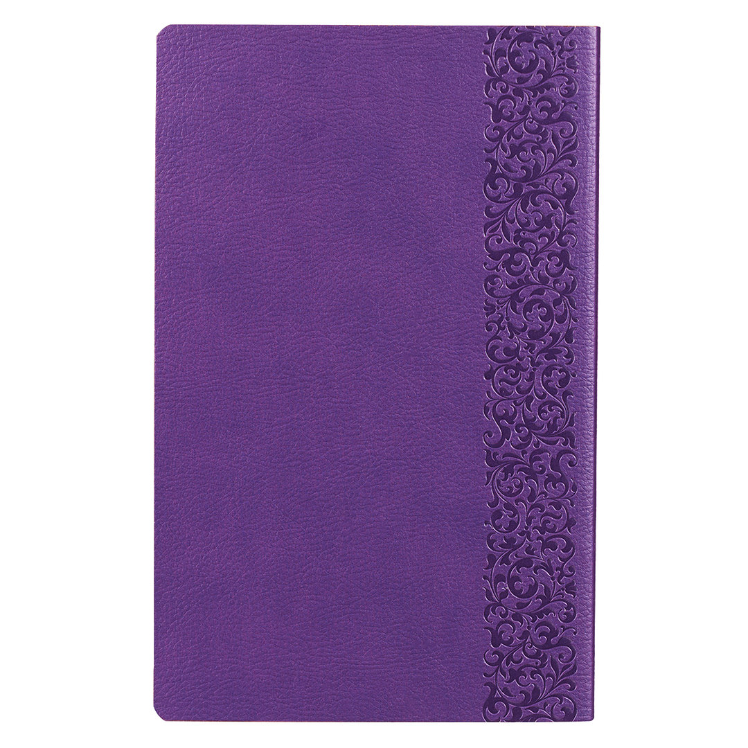 Purple Faux Leather King James Version Gift and Award Bible