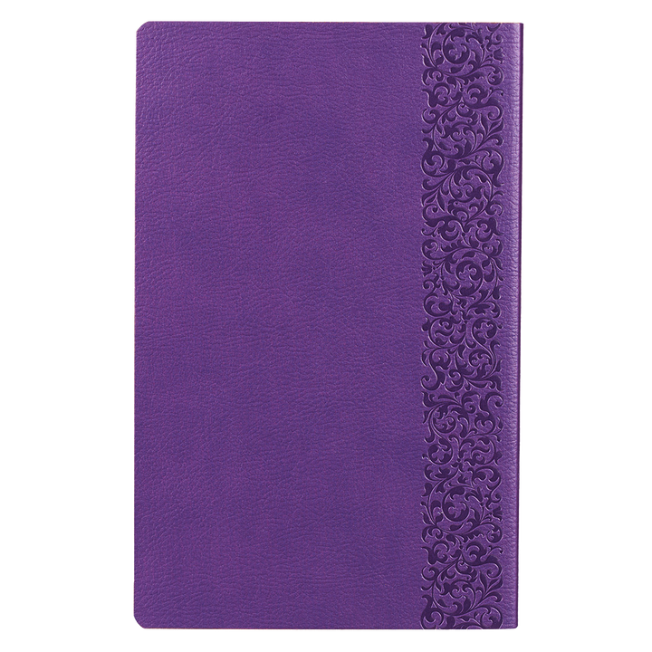 Purple Faux Leather King James Version Gift and Award Bible