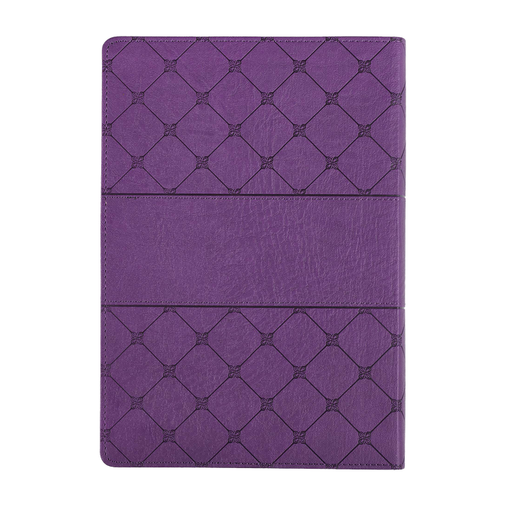Purple Faux Leather Super Giant Print King James Version Bible