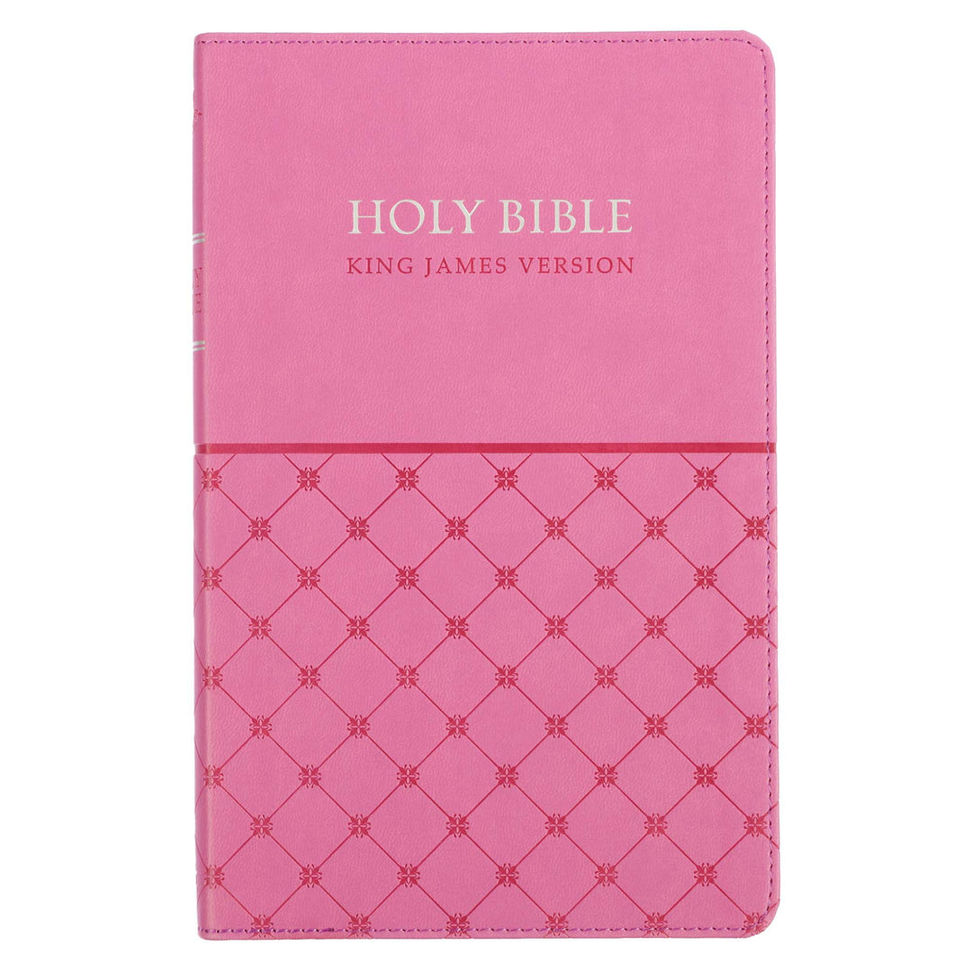 Pink Faux Leather King James Version Gift Edition Bible