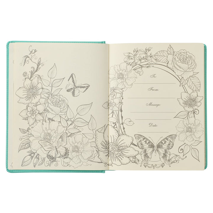 Teal Faux Leather Hardcover KJV My Promise Bible