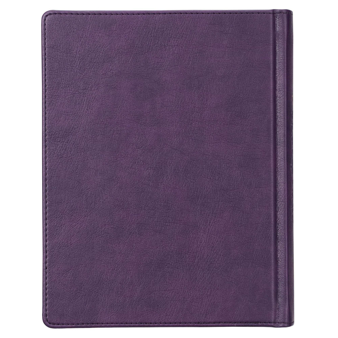 Purple Faux Leather Hardcover KJV My Creative Bible