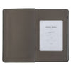 Gray and Black Faux Leather Giant Print Standard-size King James Version Bible with Thumb Index