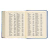 Blue Floral Faux Leather Hardcover Note-taking Bible