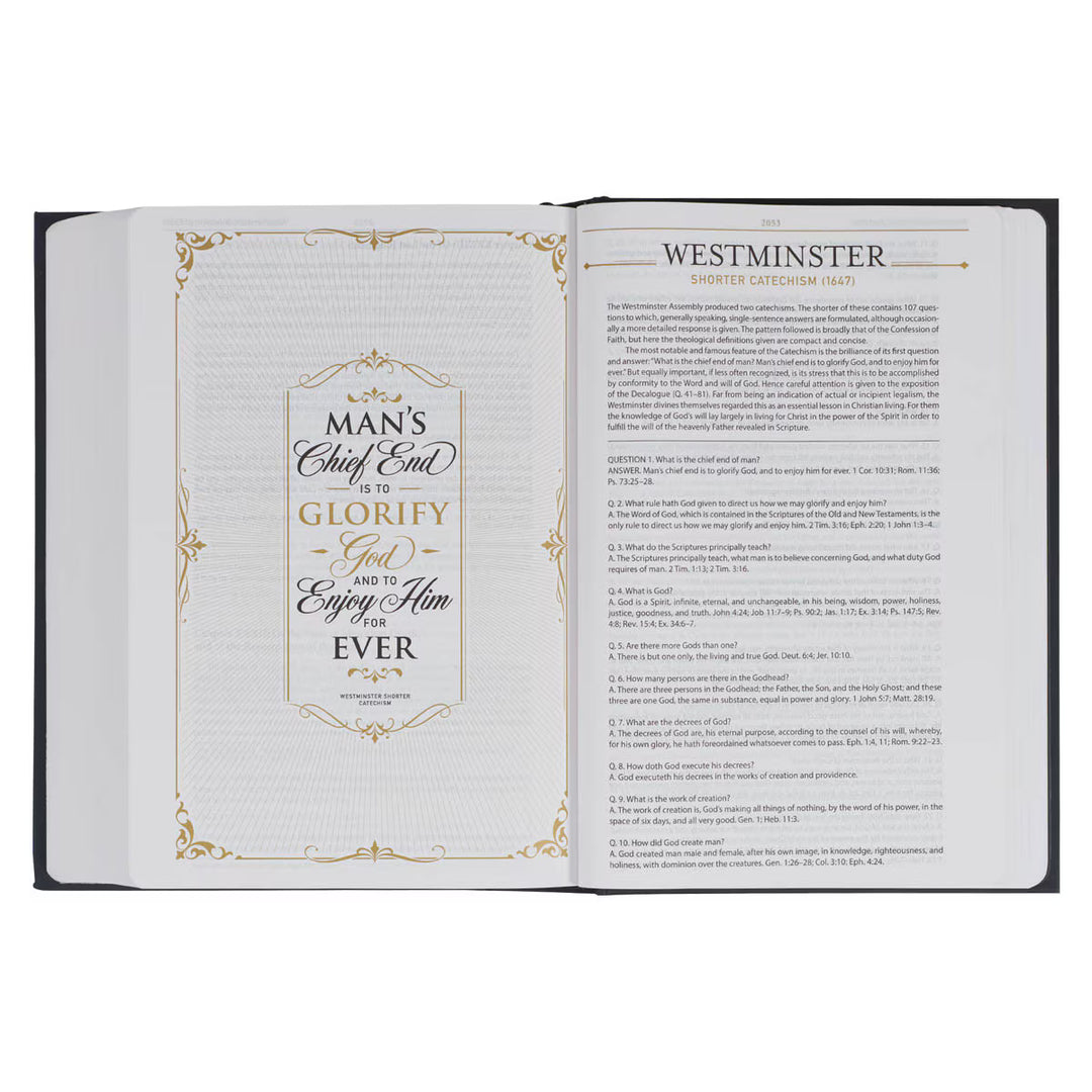 Black Hardcover Large Print King James Version Study Bible
