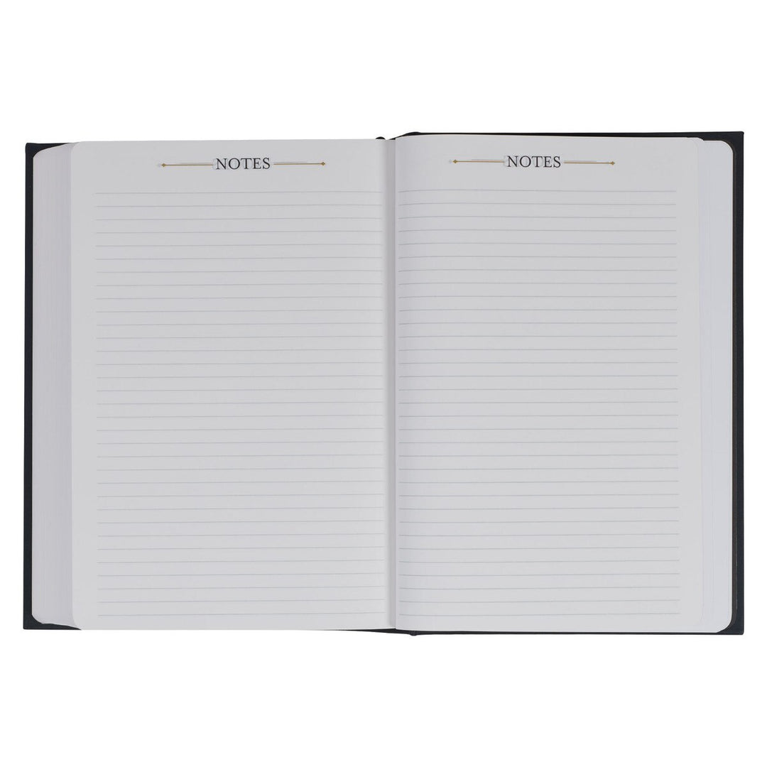 Black Hardcover Large Print King James Version Study Bible