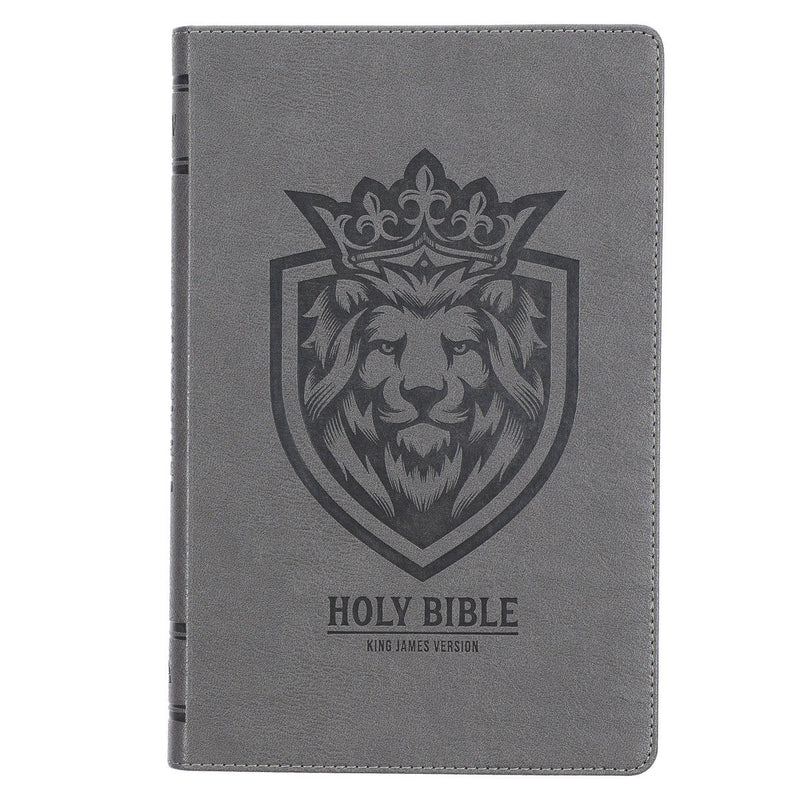 Charcoal Faux Leather Gift Edition King James Version Bible