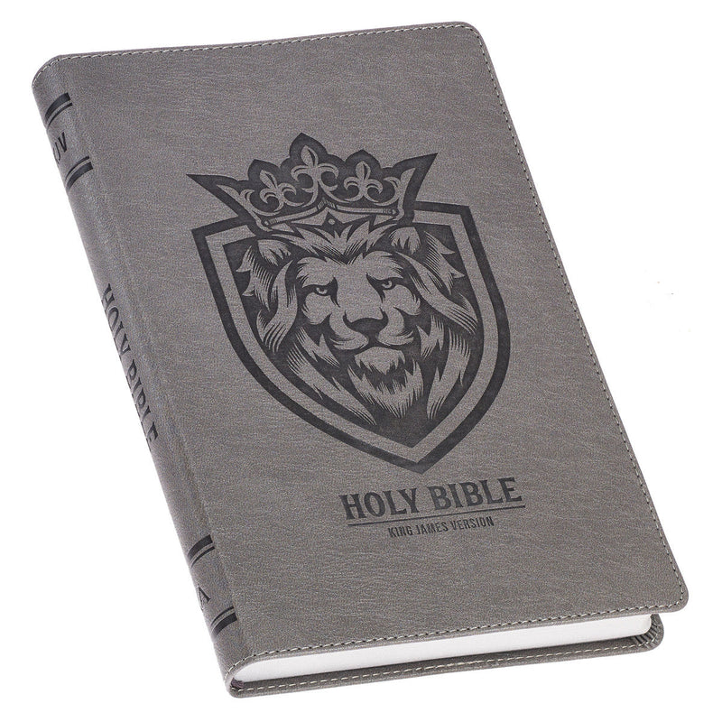 Charcoal Faux Leather Gift Edition King James Version Bible