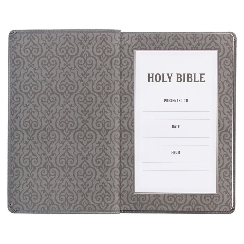 Charcoal Faux Leather Gift Edition King James Version Bible