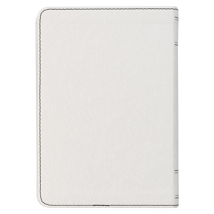 Pearlized White Large Print Compact King James Version Bible