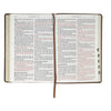 Brown Crown of Thorns Giant Print Full-size King James Version Bible with Thumb Index