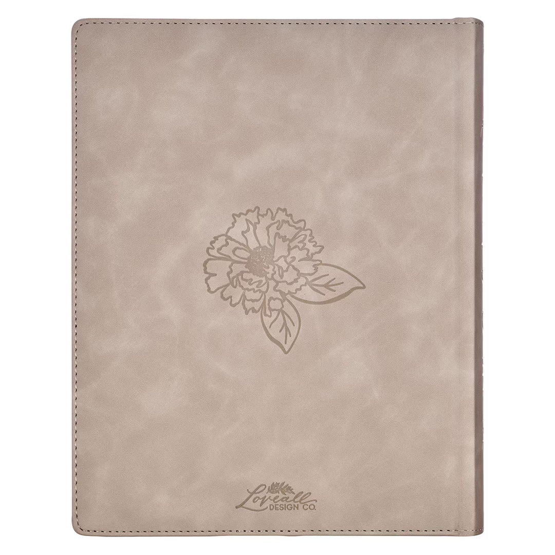 Trust Taupe Faux Leather Large Print King James Version Note-taking Bible