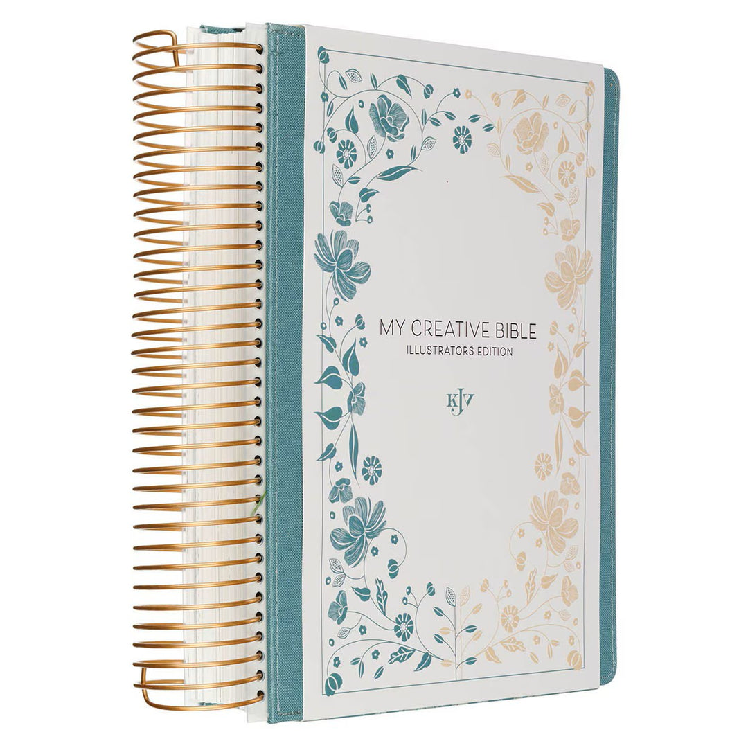 Teal Faux Leather Hardcover My Creative Bible Illustrators Edition