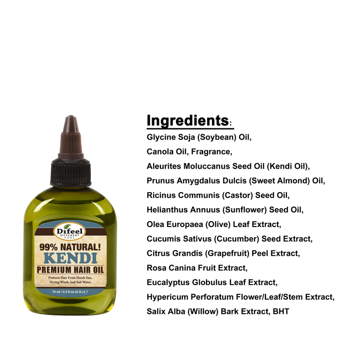 DIFEEL HAIR OIL - Kendi Oil 2.5 OZ