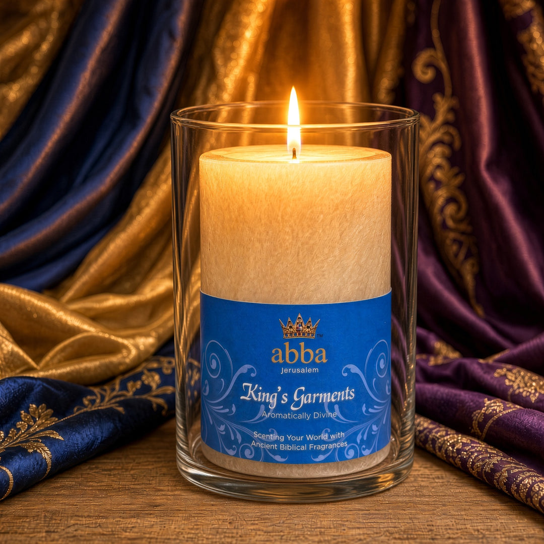 Kings Garment Pillar Candle