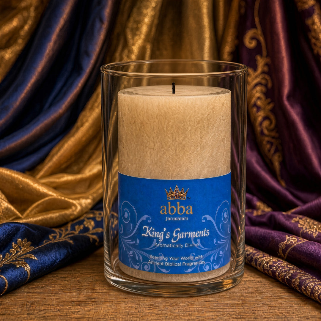 Kings Garment Pillar Candle